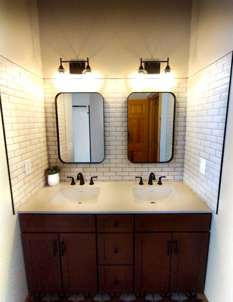 Renovated bathroom